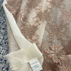 Vintage shades women scarf with lace